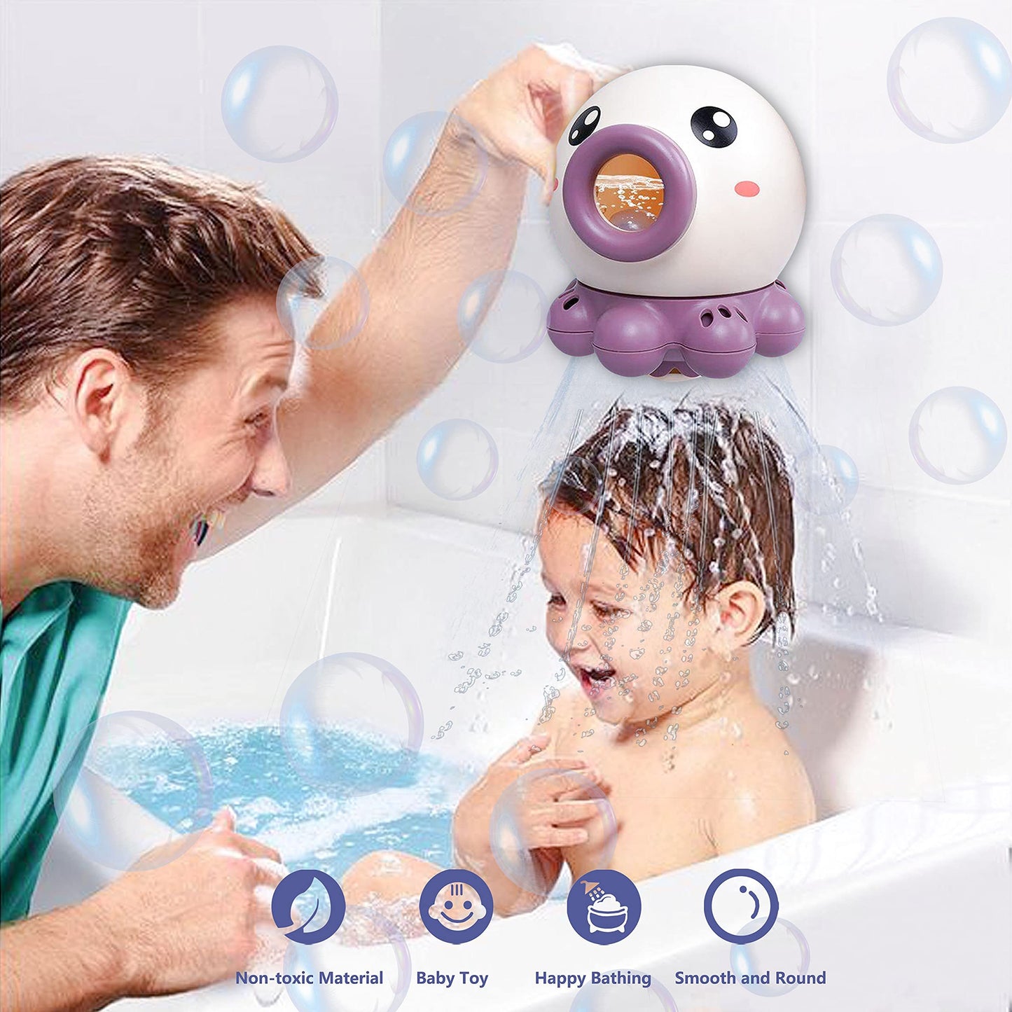 Rotating Octopus Shower Toy