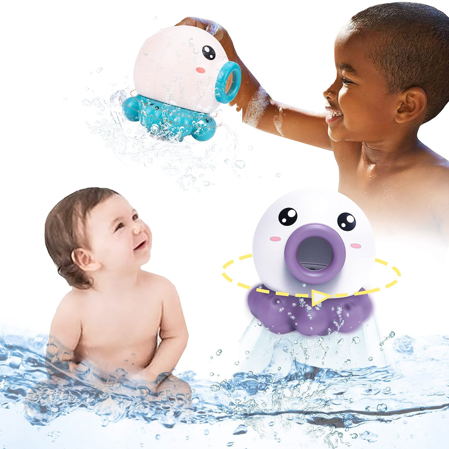 Rotating Octopus Shower Toy