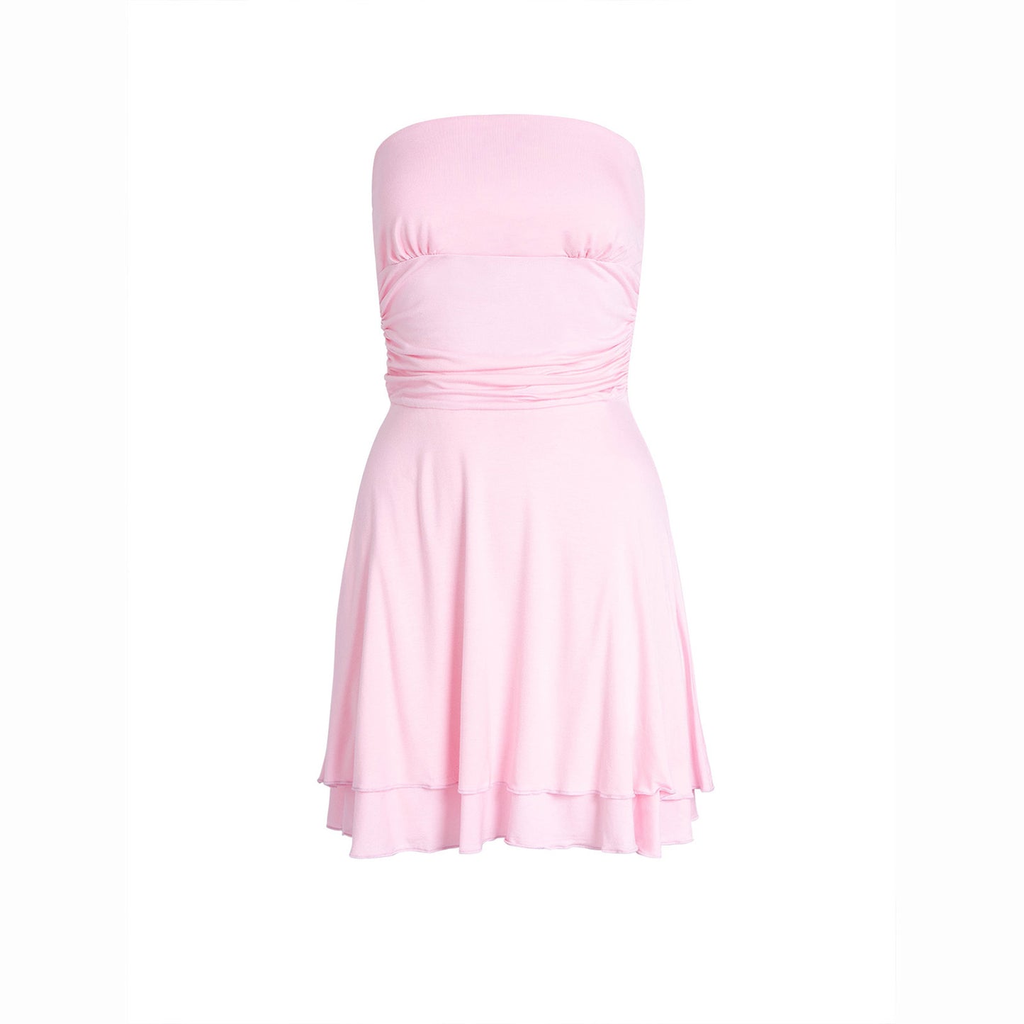 Y2K Style Pleated Mini Dress