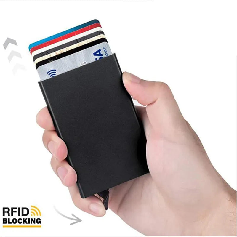 Secure and Stylish RFID Smart Wallet Card Holder