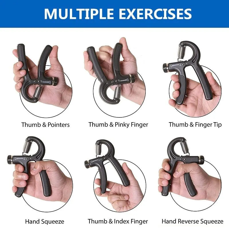 R-Shaped Spring Grip Fitness Equipment