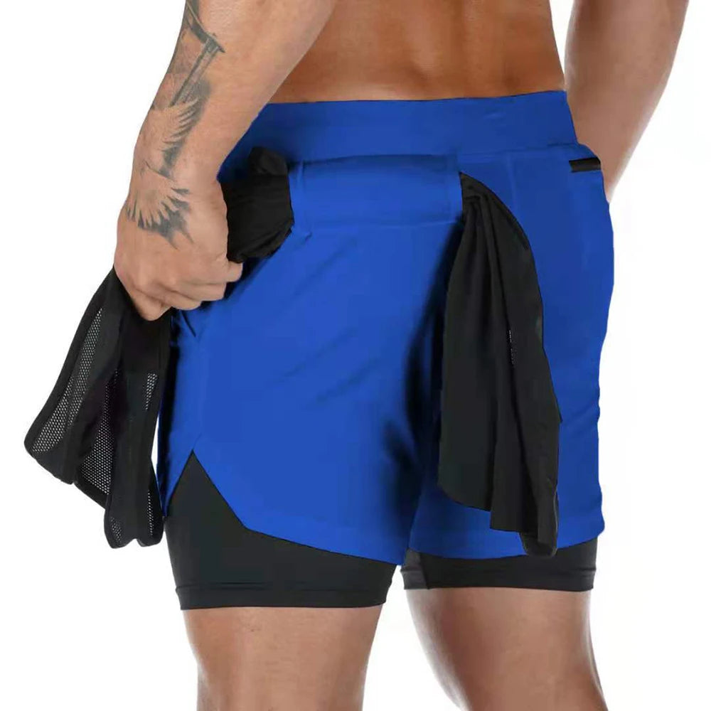 Men's 2-in-1 Sport Shorts - Gym Essentials