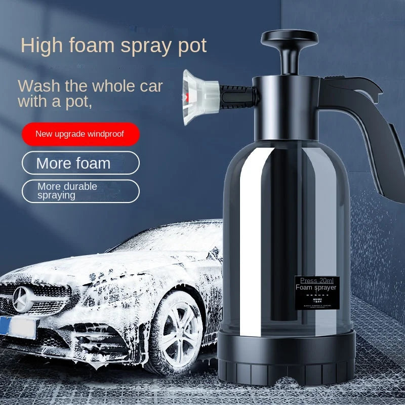 Simplify Car Care: 2L Hand Pump Foam Sprayer