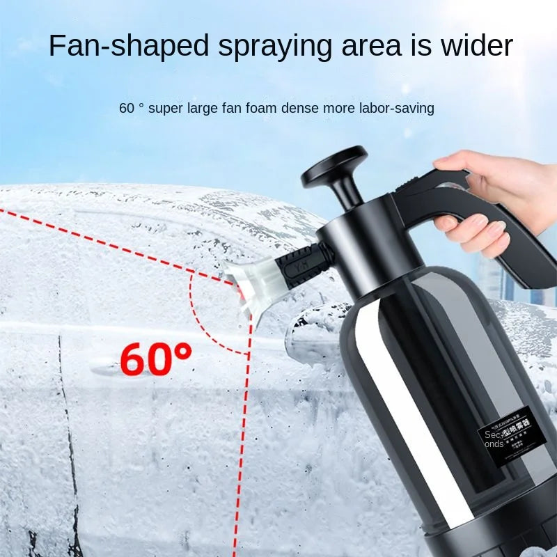 Simplify Car Care: 2L Hand Pump Foam Sprayer