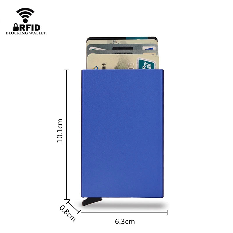 Secure and Stylish RFID Smart Wallet Card Holder