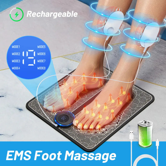 Electric EMS Foot Massager Pad