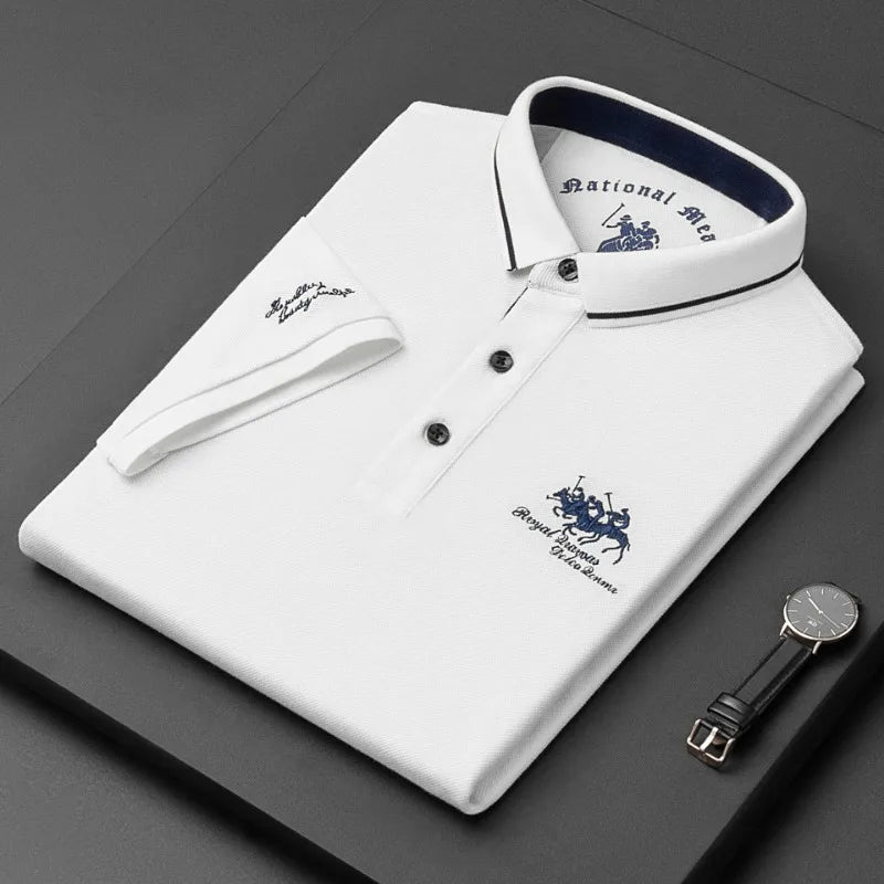 Luxury Embroidered Polo Shirt