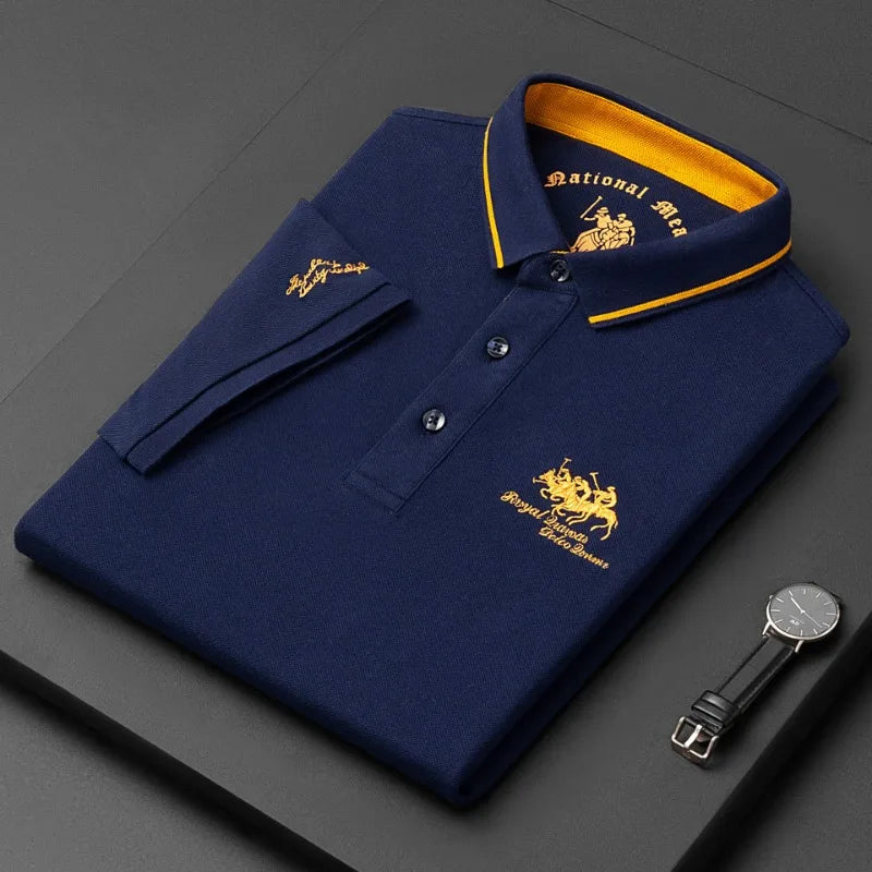 Luxury Embroidered Polo Shirt