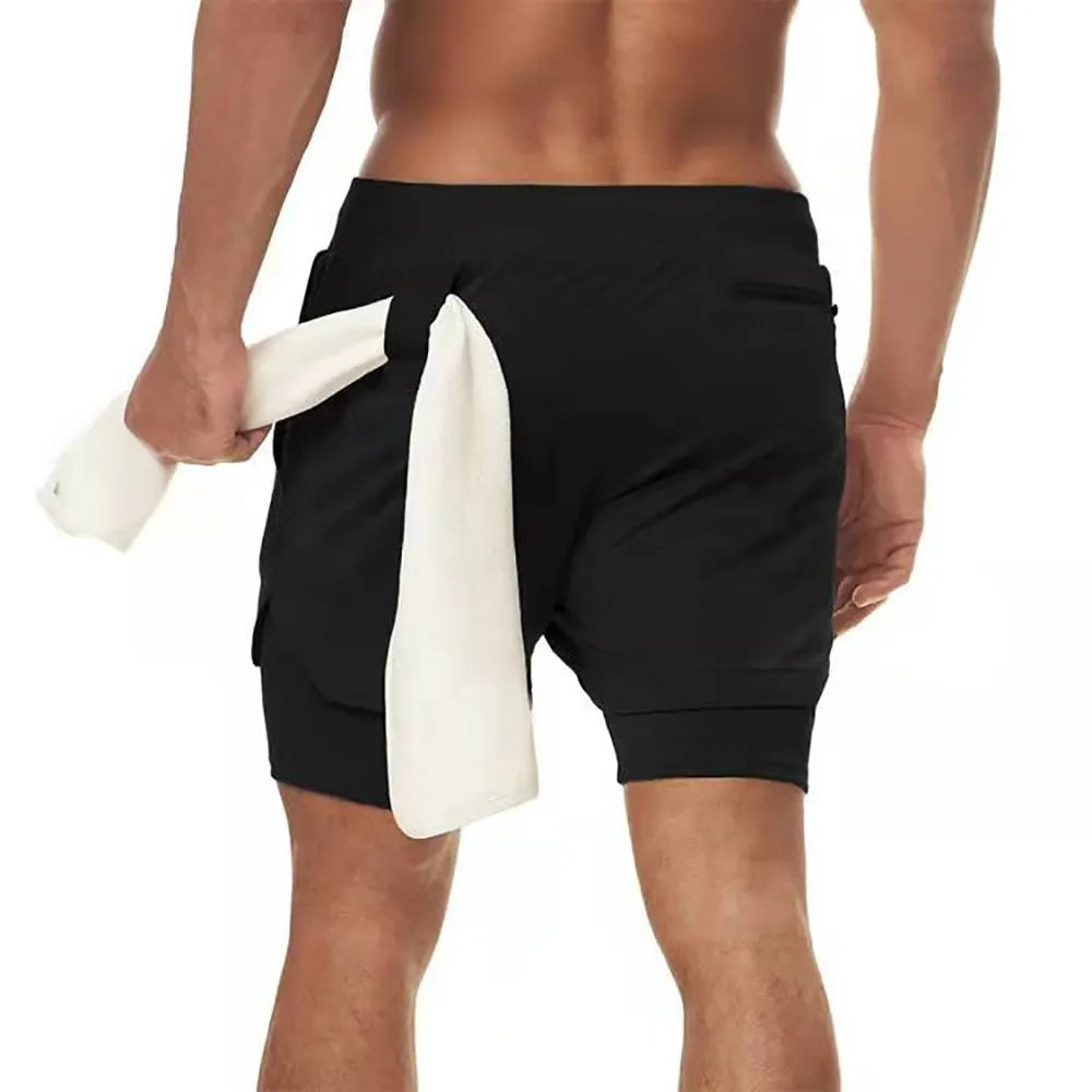 Men's 2-in-1 Sport Shorts - Gym Essentials