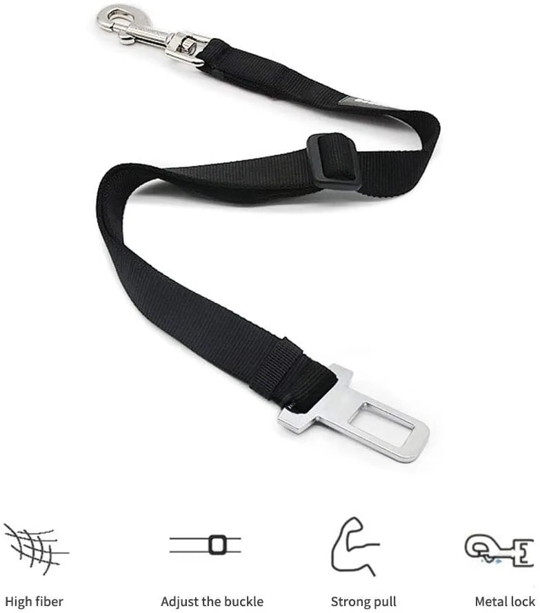 Adjustable Pet Car Seat Belt and Harness