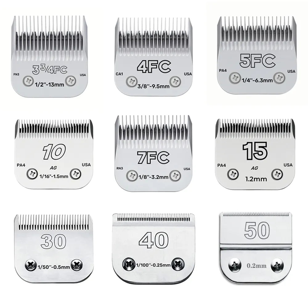 Professional A5 Pet Clipper Blades