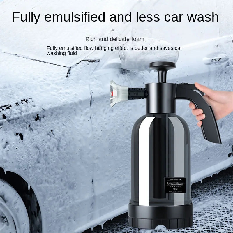 Simplify Car Care: 2L Hand Pump Foam Sprayer