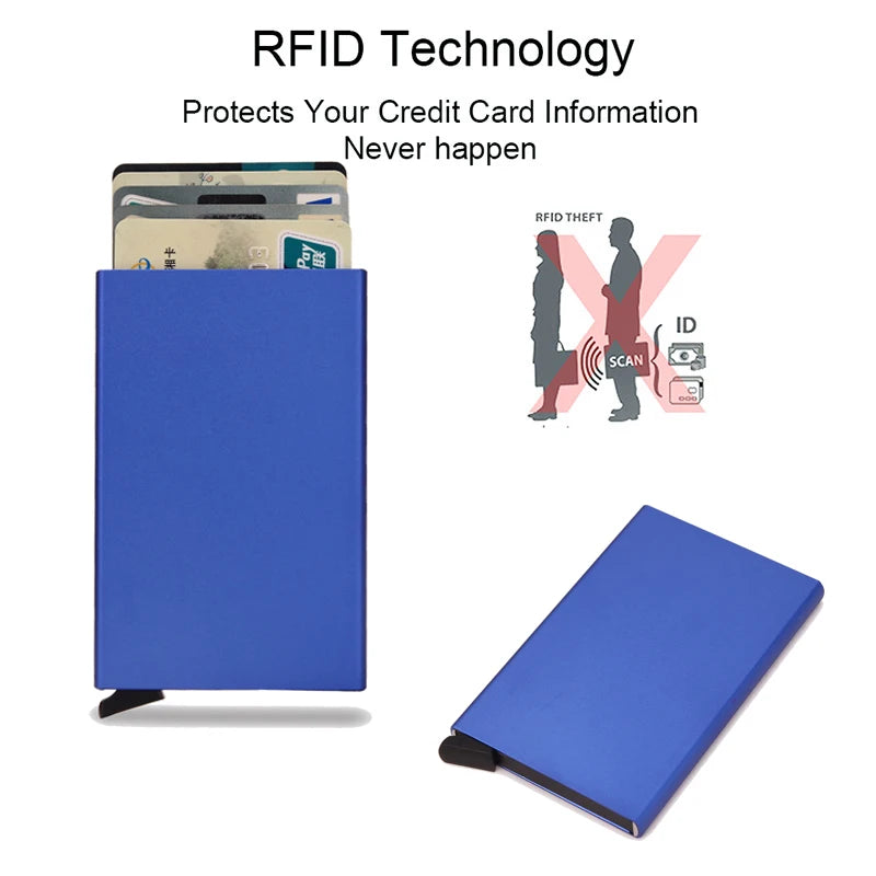 Secure and Stylish RFID Smart Wallet Card Holder