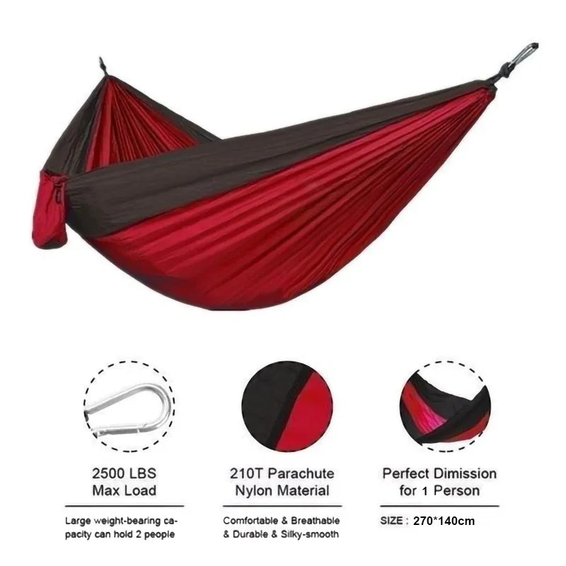 Single Person Portable Camping Hammock