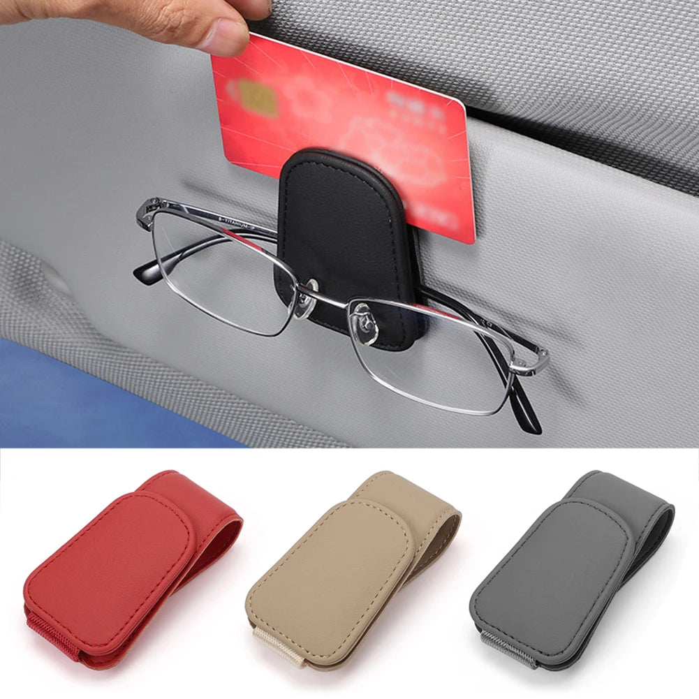 Universal Car Sun Visor Glasses Box