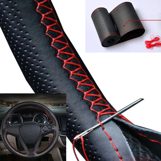 DIY Car Steering Wheel Cover Kit