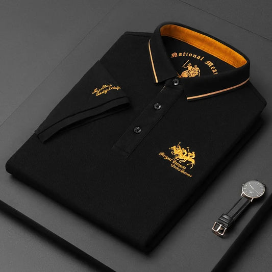 Luxury Embroidered Polo Shirt