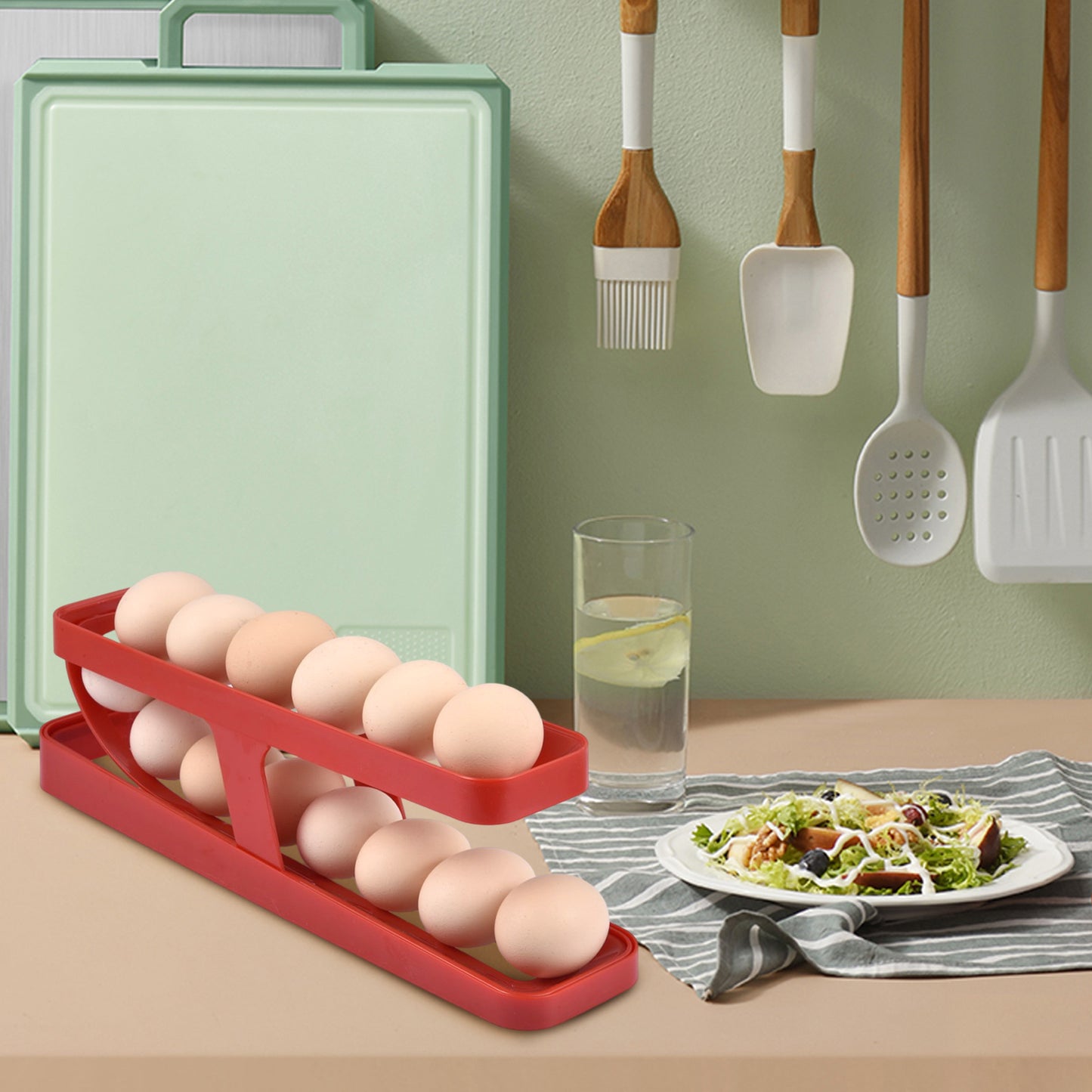 Roll-down Egg Dispenser